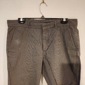 Theory Men's Gray Flat Front Shorts Size 33